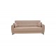 Σετ σαλονιού 2τμχ "LINCOLN" από ύφασμα σε μπεζ χρώμα 225x85x90