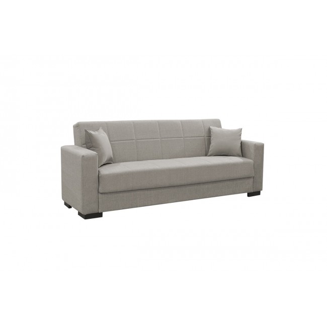 Σετ σαλονιού 2τμχ "VOX" από ύφασμα σε γκρι χρώμα 215x85x80