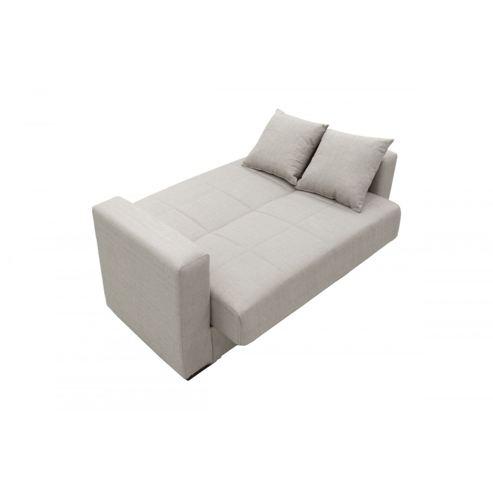 Σετ σαλονιού 2τμχ "VOX" από ύφασμα σε γκρι χρώμα 215x85x80