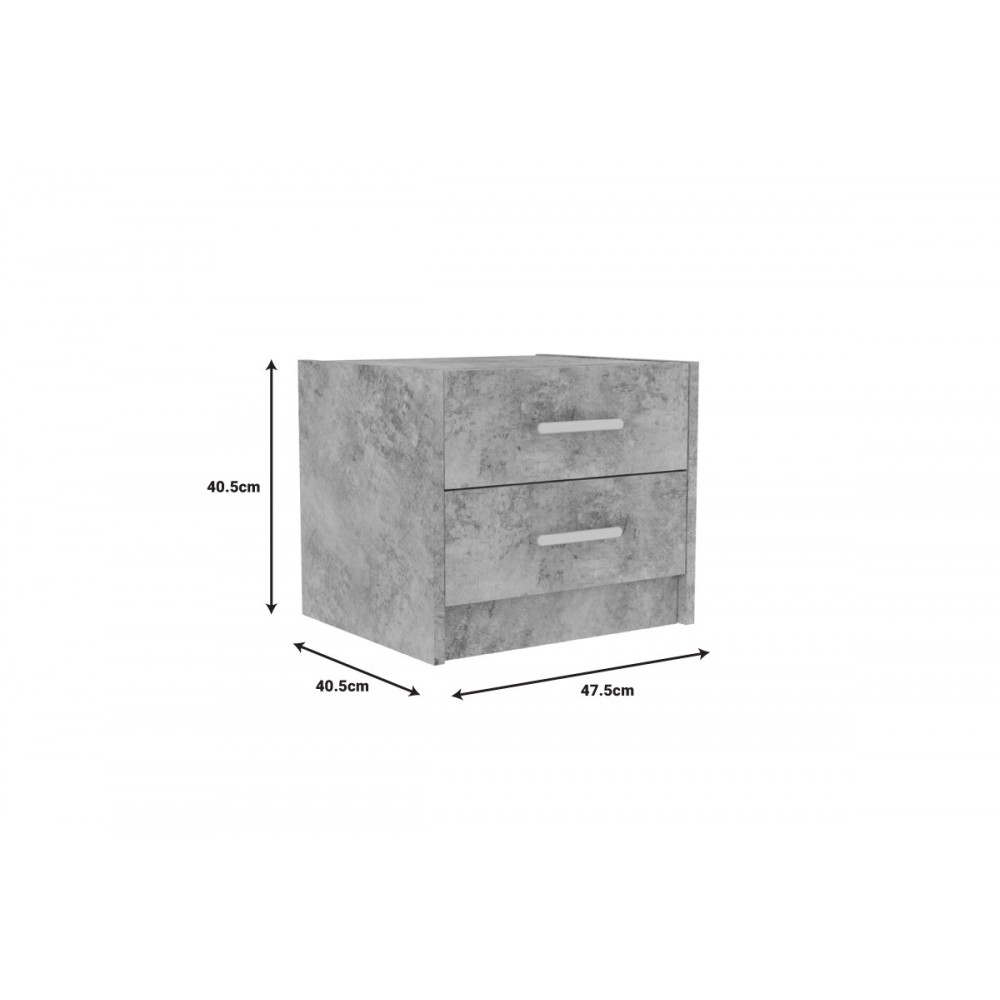 Φοιτητικό πακέτο 5τμχ "OLYMPUS B" σε αντικέ ανθρακί χρώμα 167.5x221x84