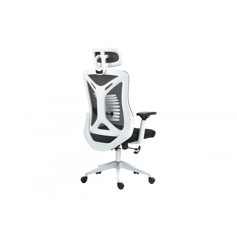 Καρέκλα γραφείου "ANDREW" από mesh ύφασμα σε ανθρακί χρώμα 65x61x125