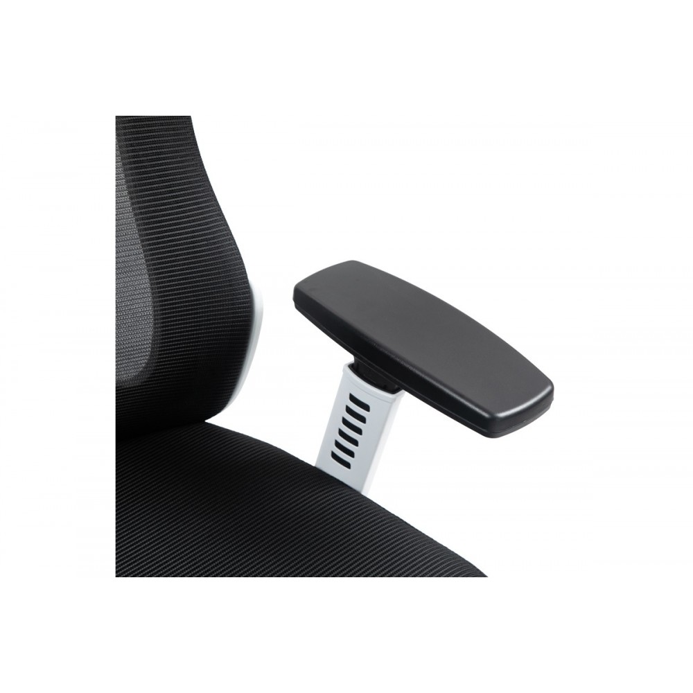 Καρέκλα γραφείου "ANDREW" από mesh ύφασμα σε ανθρακί χρώμα 65x61x125