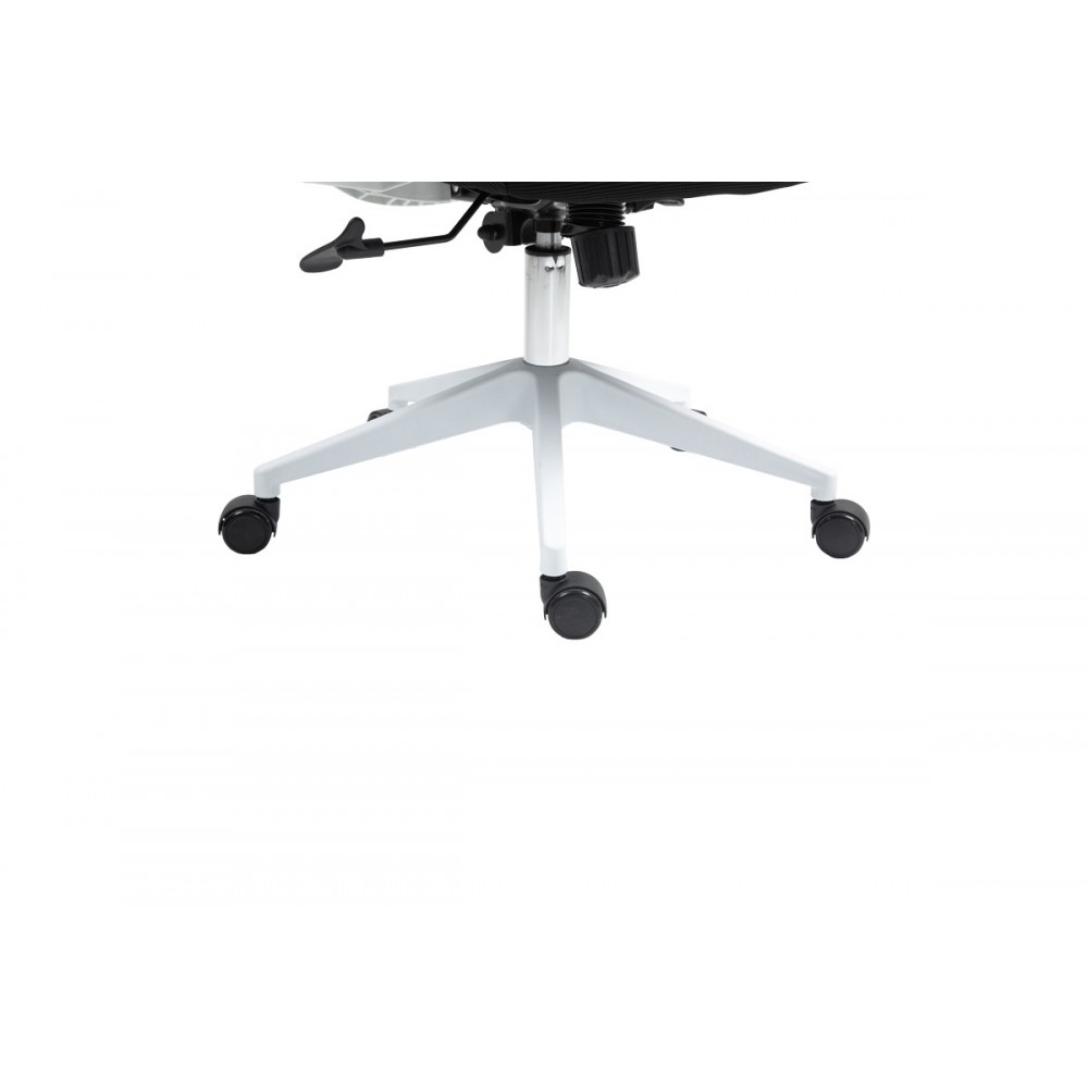 Καρέκλα γραφείου "ANDREW" από mesh ύφασμα σε ανθρακί χρώμα 65x61x125