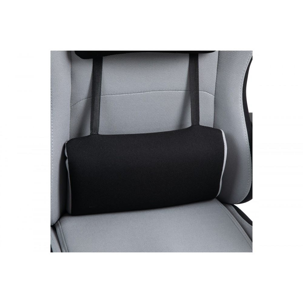 Καρέκλα γραφείου gaming "GLINE" από ύφασμα/pp σε γκρι/μαύρο χρώμα 60x59x118