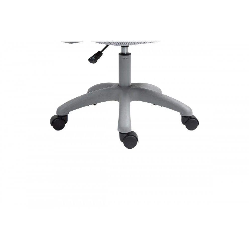 Καρέκλα γραφείου "ANNALISE" από mesh ύφασμα σε γκρι χρώμα 57x53x100