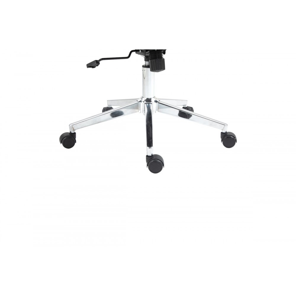 Καρέκλα γραφείου "MERGI" από mesh ύφασμα σε μαύρο χρώμα 62x63x120