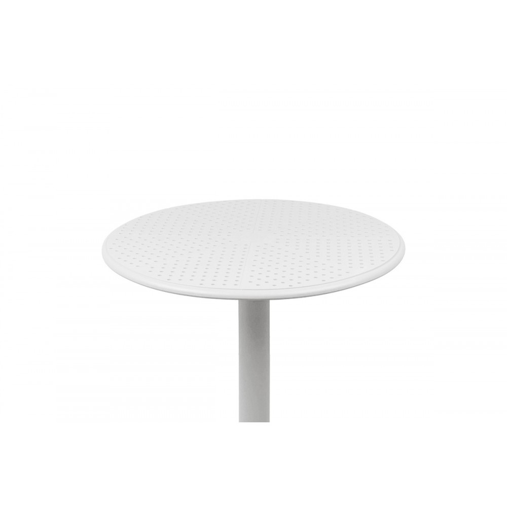 Τραπέζι "MERKON" από πολυπροπυλένιο σε χρώμα λευκό Φ60x75