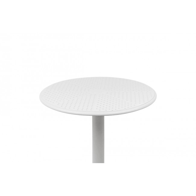 Τραπέζι "MERKON" από πολυπροπυλένιο σε χρώμα λευκό Φ60x75