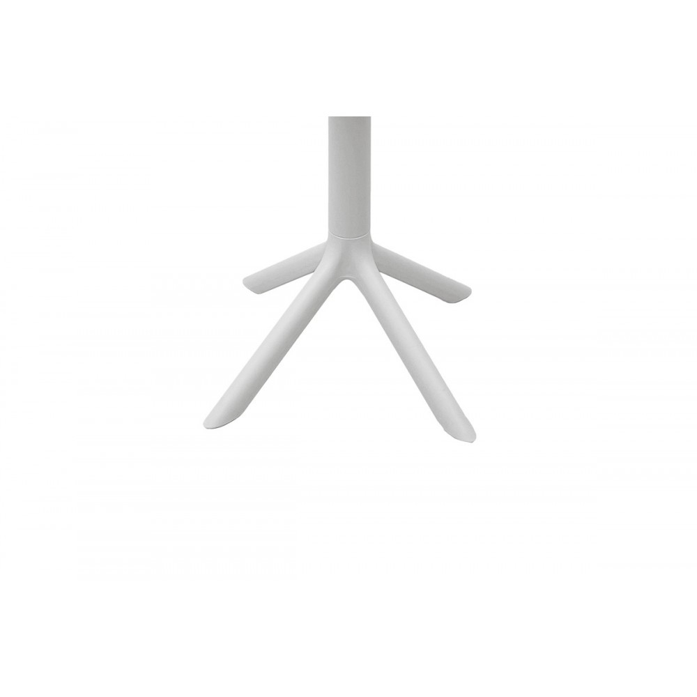 Τραπέζι "MERKON" από πολυπροπυλένιο σε χρώμα λευκό Φ60x75