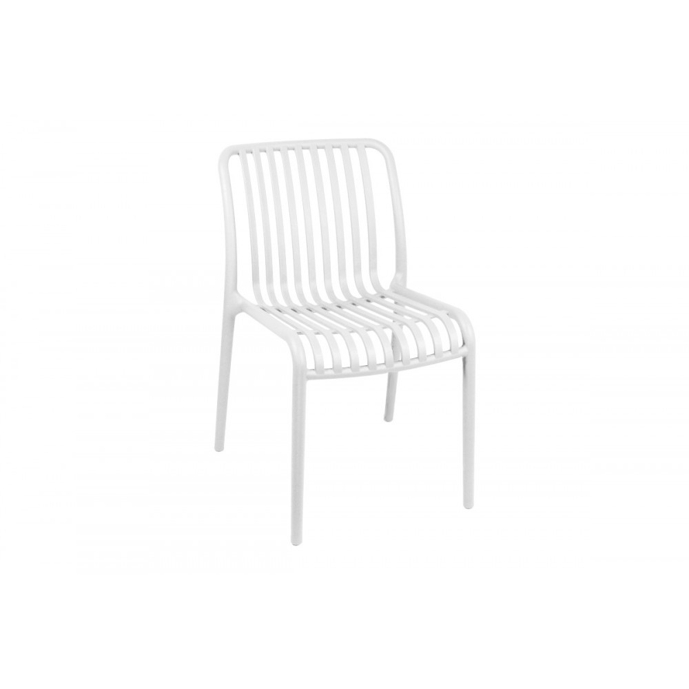Καρέκλα "ZOI" από pp σε λευκό χρώμα 42x58x79