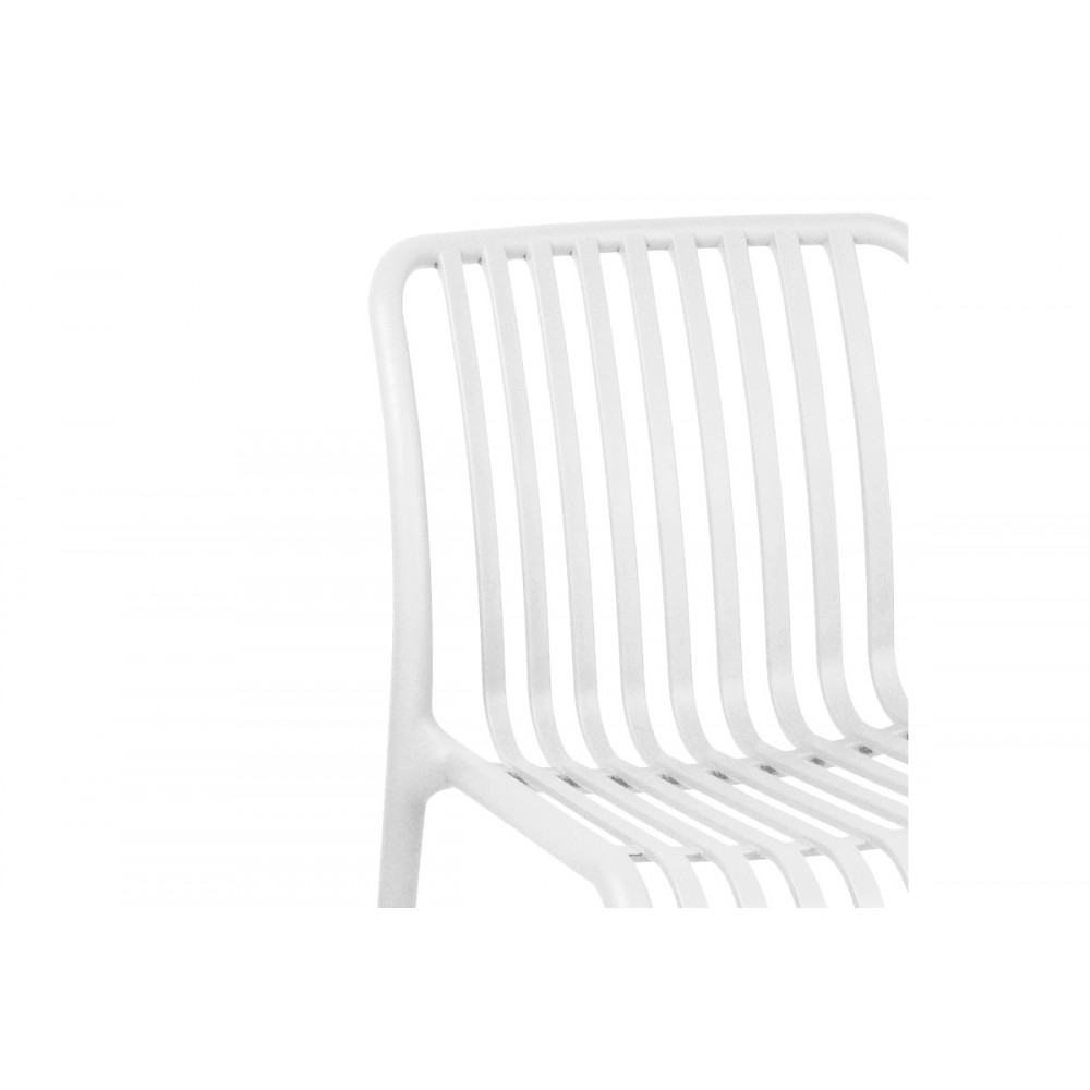 Καρέκλα "ZOI" από pp σε λευκό χρώμα 42x58x79