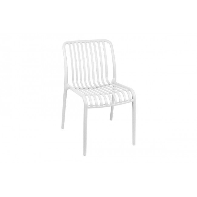 Καρέκλα "ZOI" από pp σε λευκό χρώμα 42x58x79