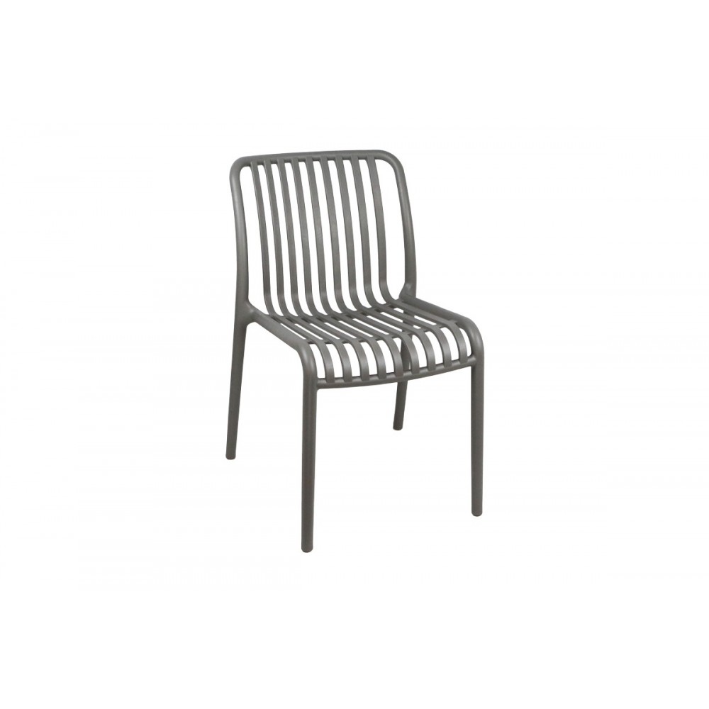 Καρέκλα "ZOI" από pp σε ανθρακί χρώμα 42x58x79