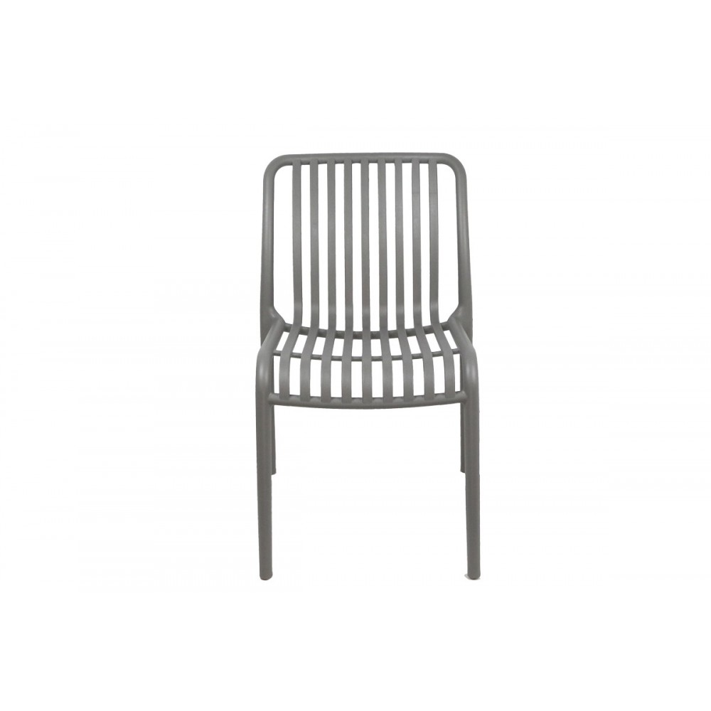 Καρέκλα "ZOI" από pp σε ανθρακί χρώμα 42x58x79