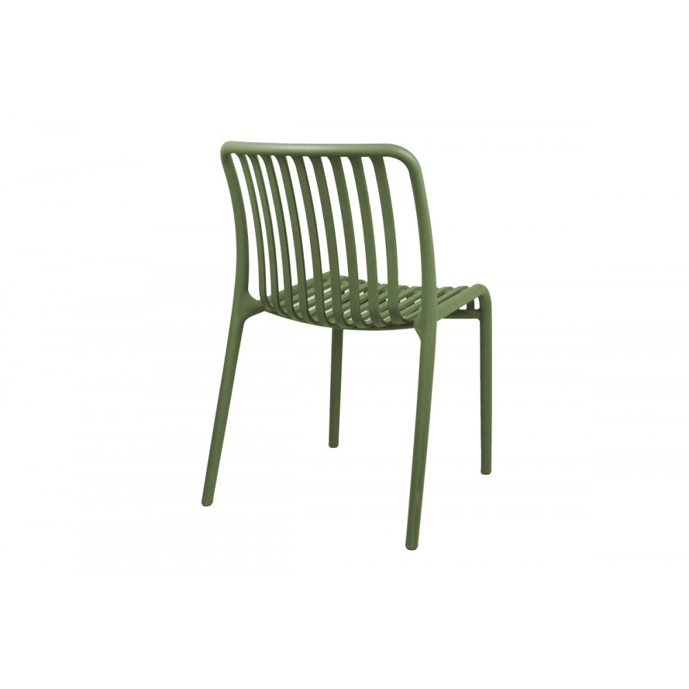 Καρέκλα "ZOI" από pp σε πράσινο χρώμα 42x58x79