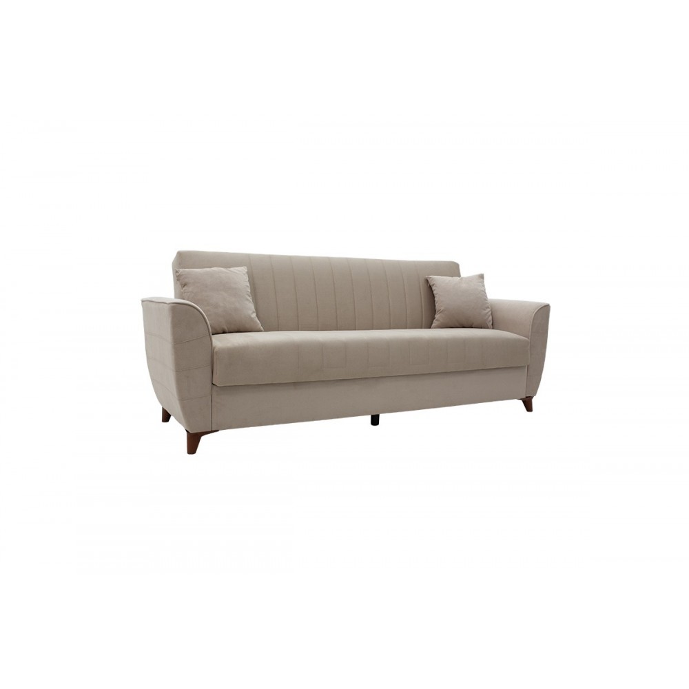 Φοιτητικό πακέτο 3τμχ "LIVING 6" σε μπεζ/μαύρο χρώμα 222x80x85