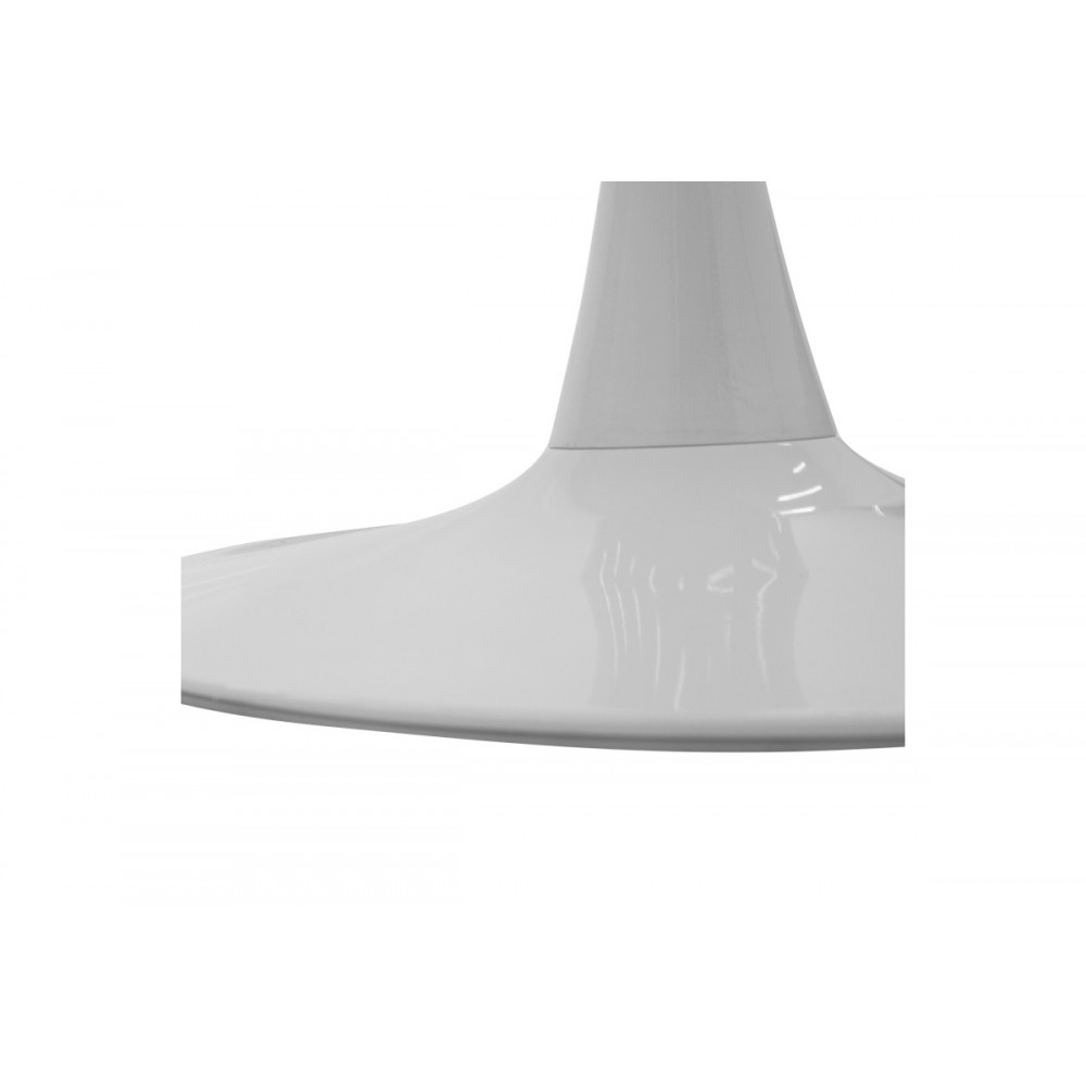 Τραπεζαρία 5τμχ "JULITA-BALOU" από pp/mdf σε λευκό/φυσικό χρώμα Φ100x75