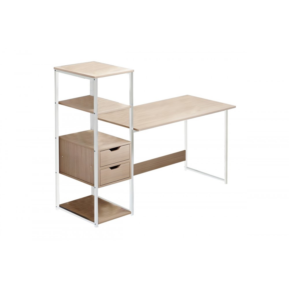 Φοιτητικό πακέτο 2τμχ "JOEZA" σε σονόμα/μαύρο χρώμα 107x40x110