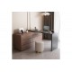Γραφείο πολυμορφικό "REAZE" από mdf σε καρυδί/ανθρακί χρώμα 120x50x73.5