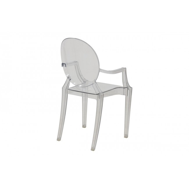 Καρέκλα "NAROVA" από pc διαφανές 43x48x92