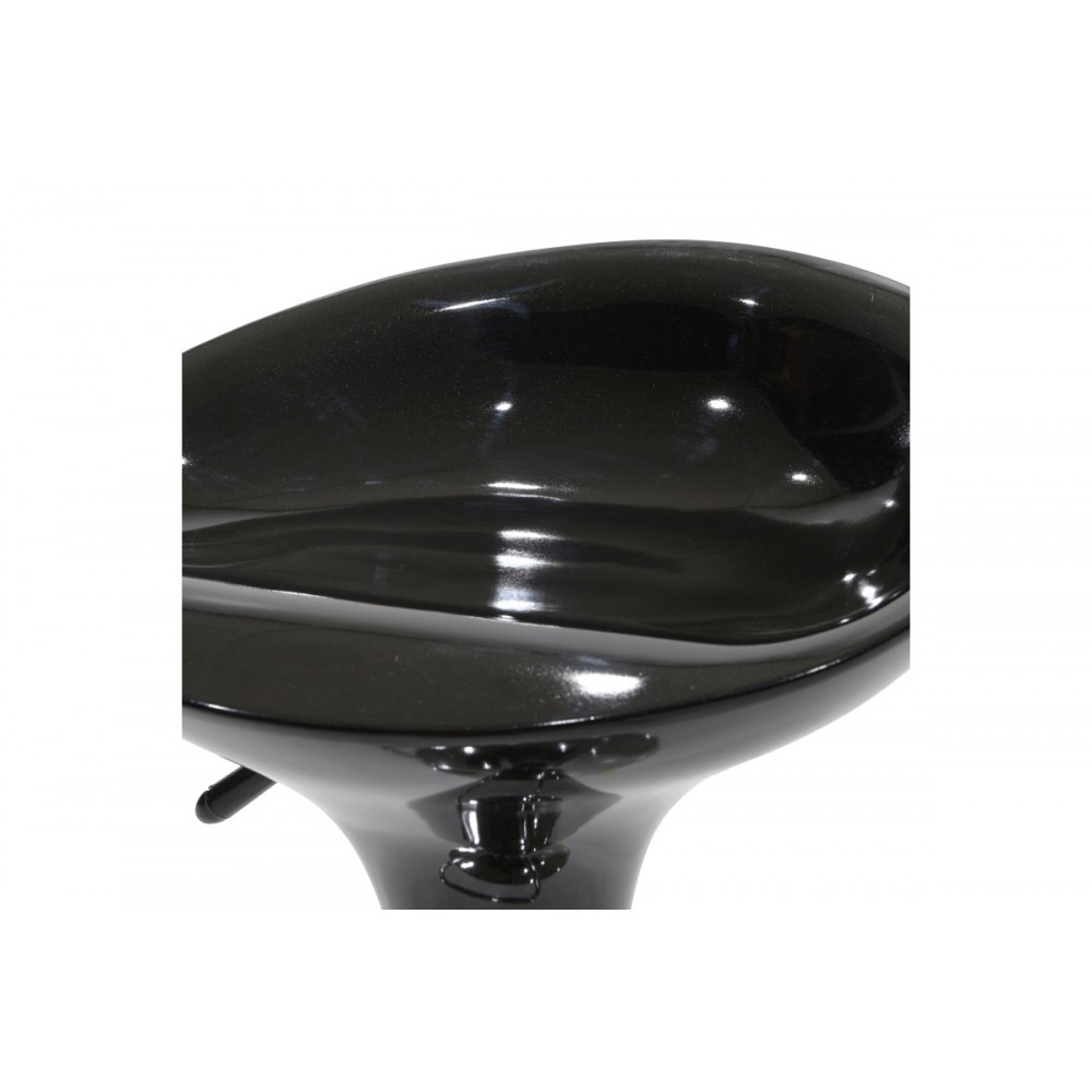 Σκαμπό μπαρ "FELICE" από μέταλλο σε μαύρο χρώμα 40x43x84