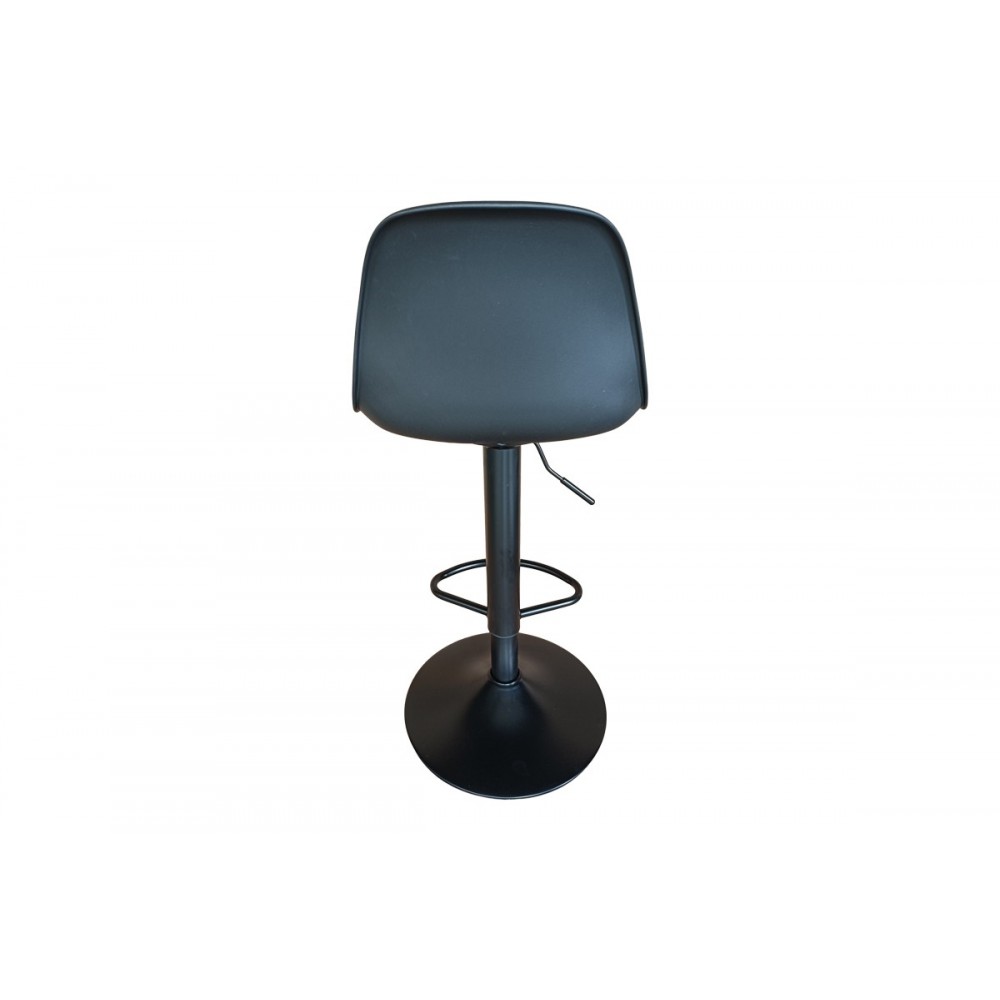 Σκαμπό μπαρ "LOUSER" από pp/μέταλλο σε μαύρο χρώμα 44x46x114