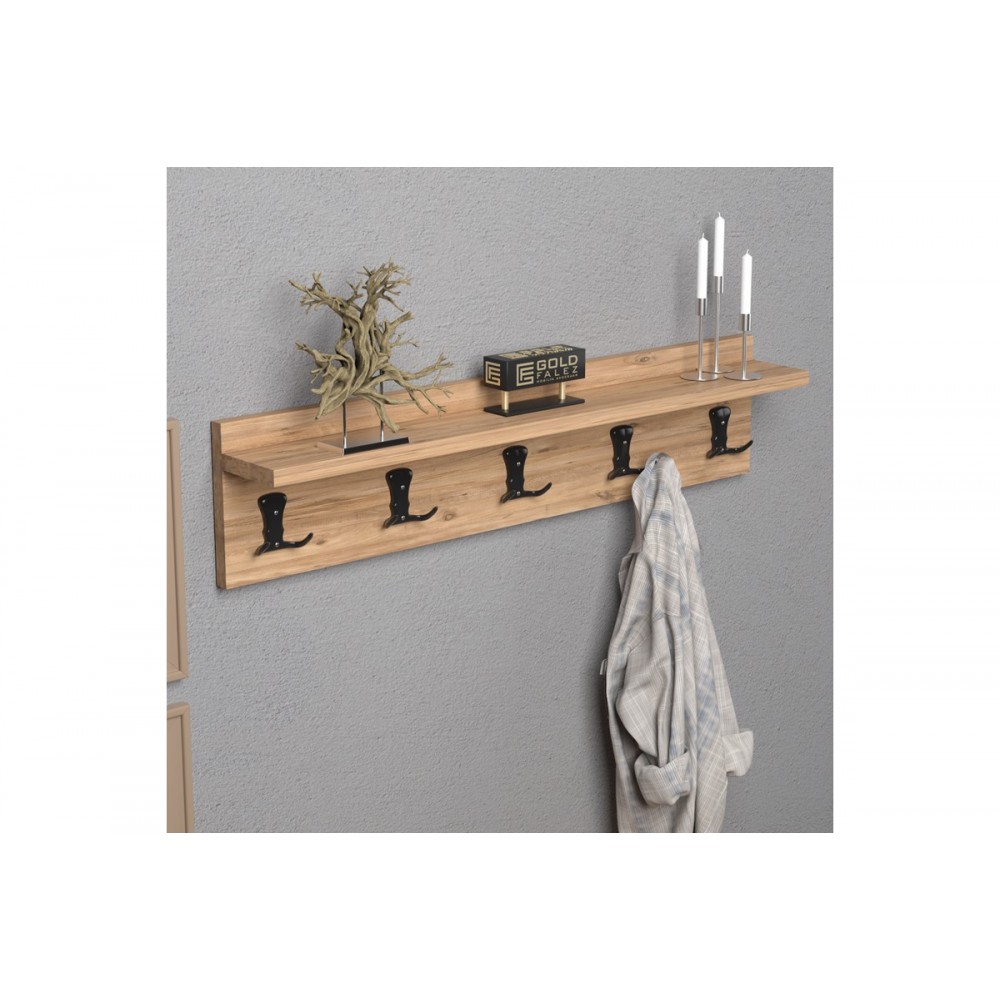 Κρεμάστρα "MEC" σε φυσικό χρώμα 100x9x9