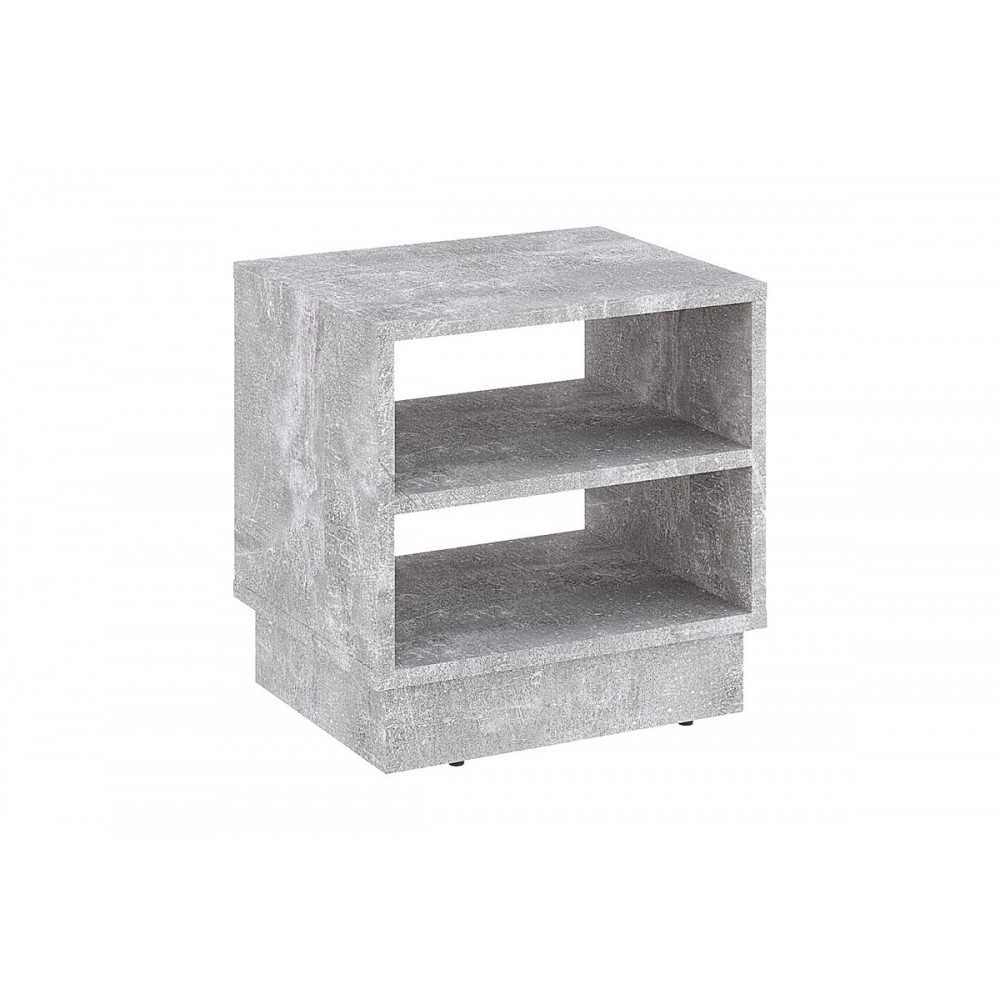 Κομοδίνο "MASON" σε γκρι χρώμα μαρμάρου 40x32x40