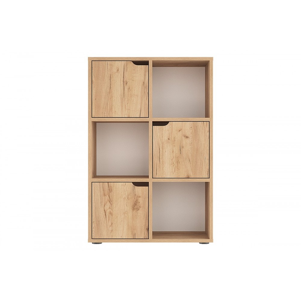 Βιβλιοθήκη "BOOKEL" σε oak χρώμα 59.5x27.5x89