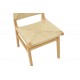 Καρέκλα "ARTEN" από σχοινί/rubberwood σε φυσικό χρώμα 60x55x85