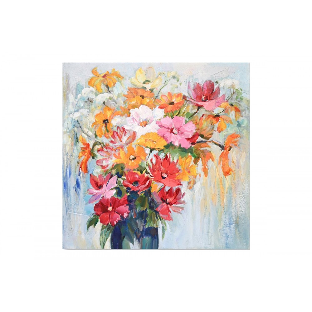 Πίνακας "SPINO I" σε καμβά πολύχρωμος 80x3x80