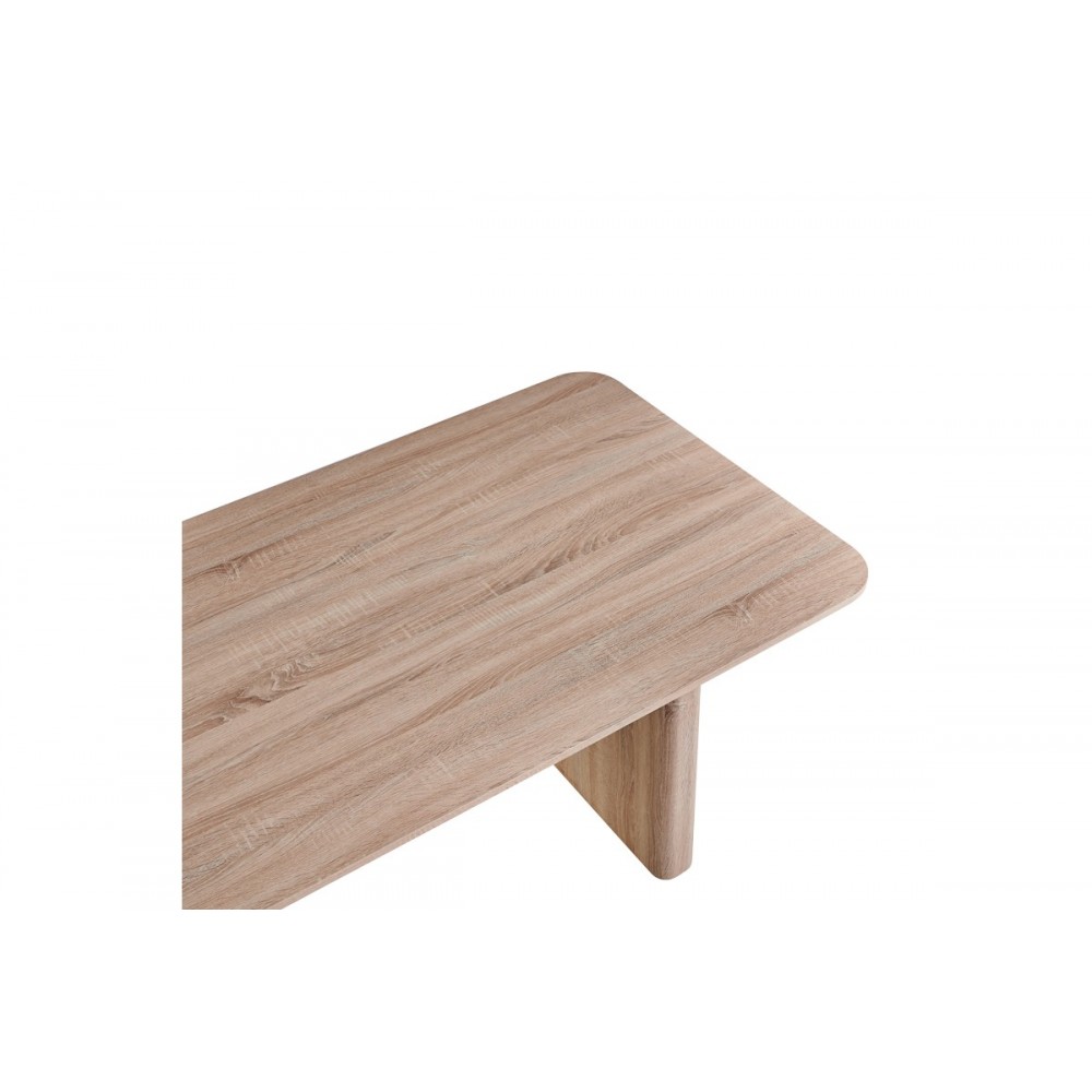 Tραπέζι "FAGHAΝ" από mdf σε καφέ χρώμα 180x90x76