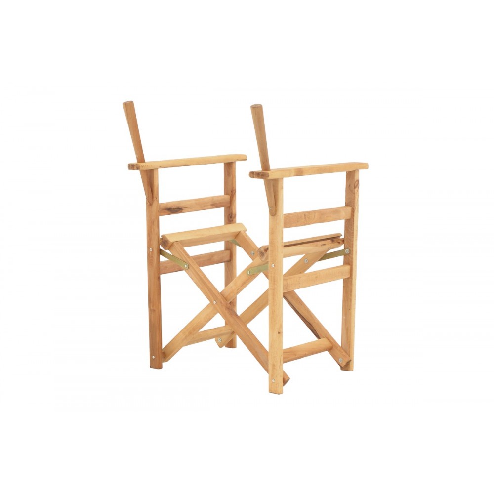 Σκελετός πολυθρόνας σκηνοθέτη "KOMPA" από ξύλο σε φυσικό χρώμα 56.5x54x88