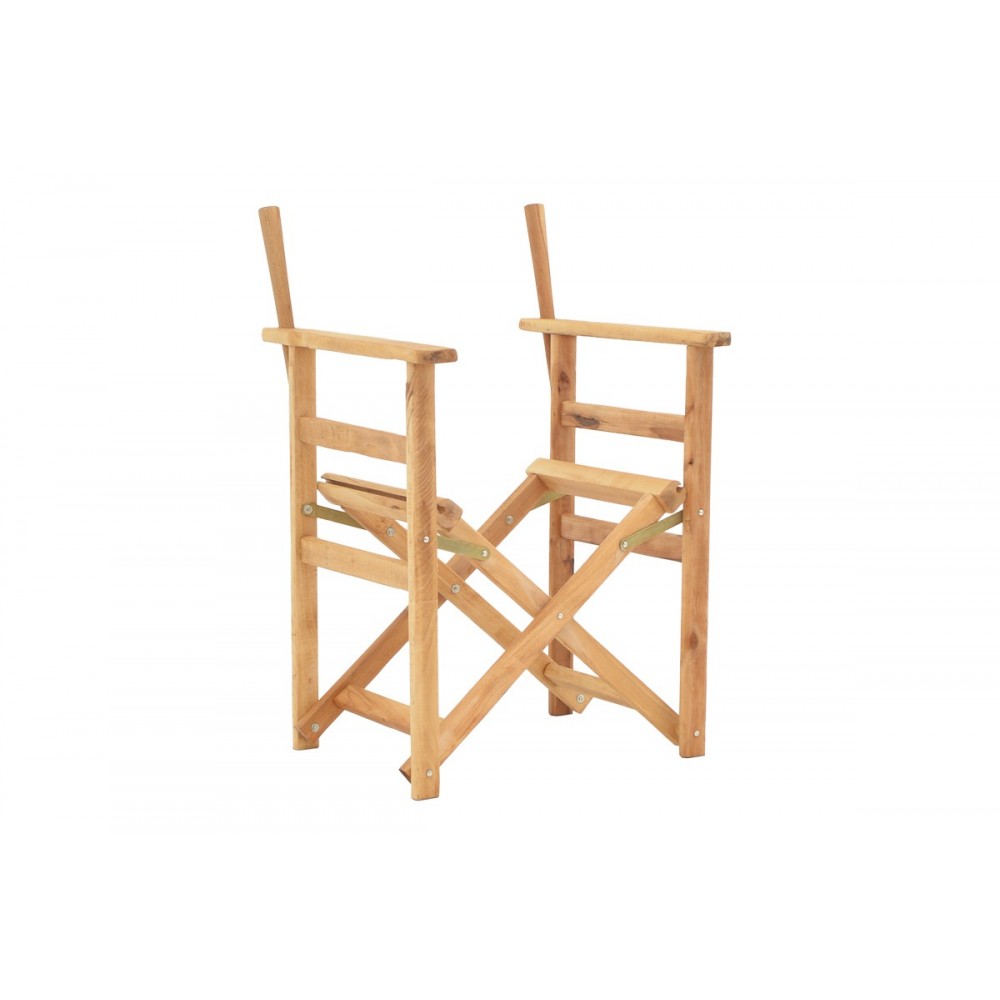 Σκελετός πολυθρόνας σκηνοθέτη "KOMPA" από ξύλο σε φυσικό χρώμα 56.5x54x88