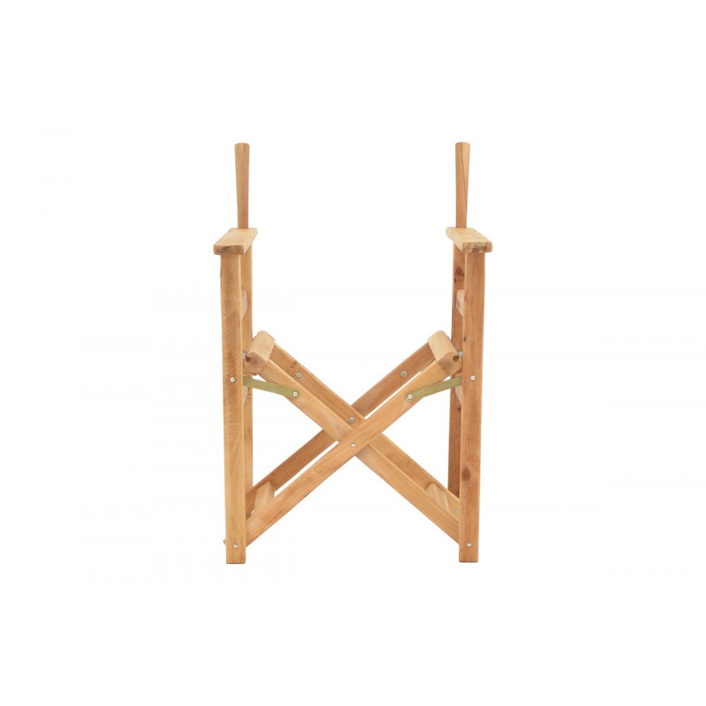 Σκελετός πολυθρόνας σκηνοθέτη "KOMPA" από ξύλο σε φυσικό χρώμα 56.5x54x88