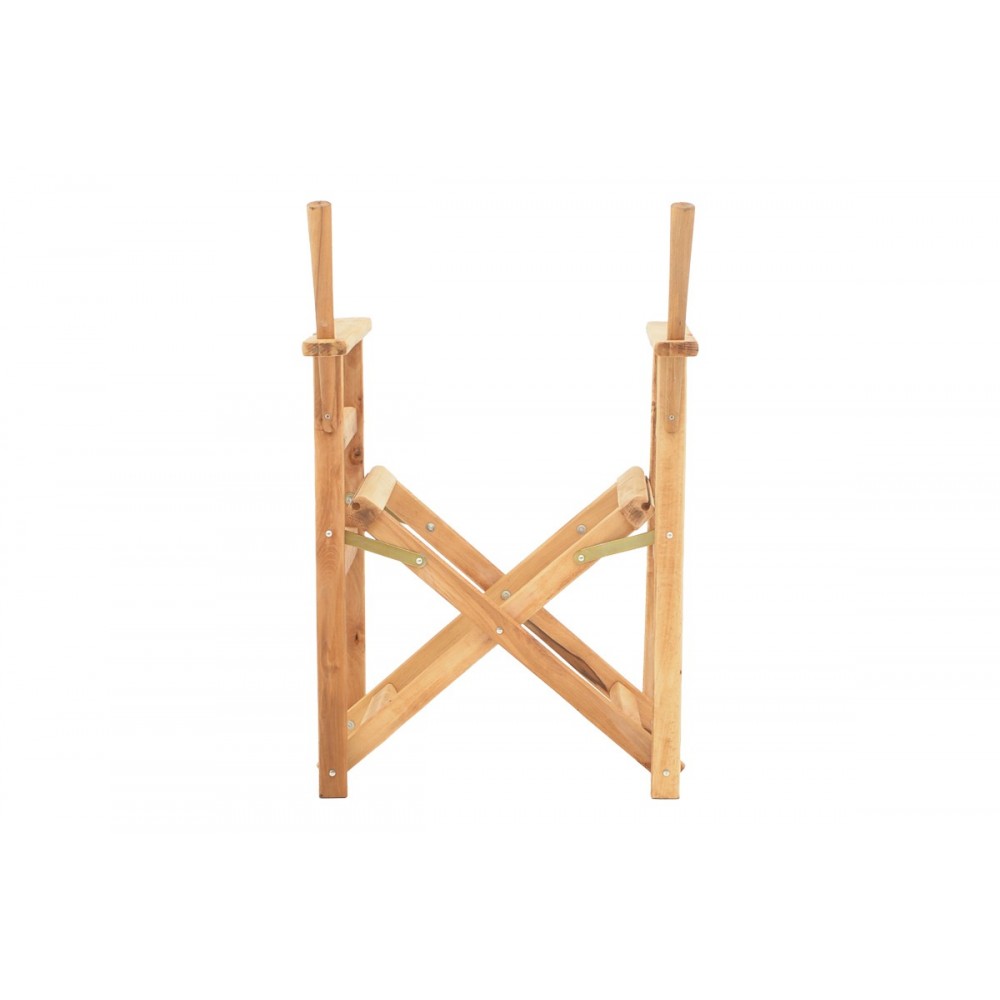 Σκελετός πολυθρόνας σκηνοθέτη "KOMPA" από ξύλο σε φυσικό χρώμα 56.5x54x88