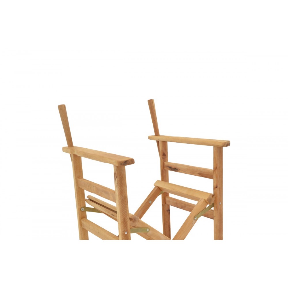 Σκελετός πολυθρόνας σκηνοθέτη "KOMPA" από ξύλο σε φυσικό χρώμα 56.5x54x88