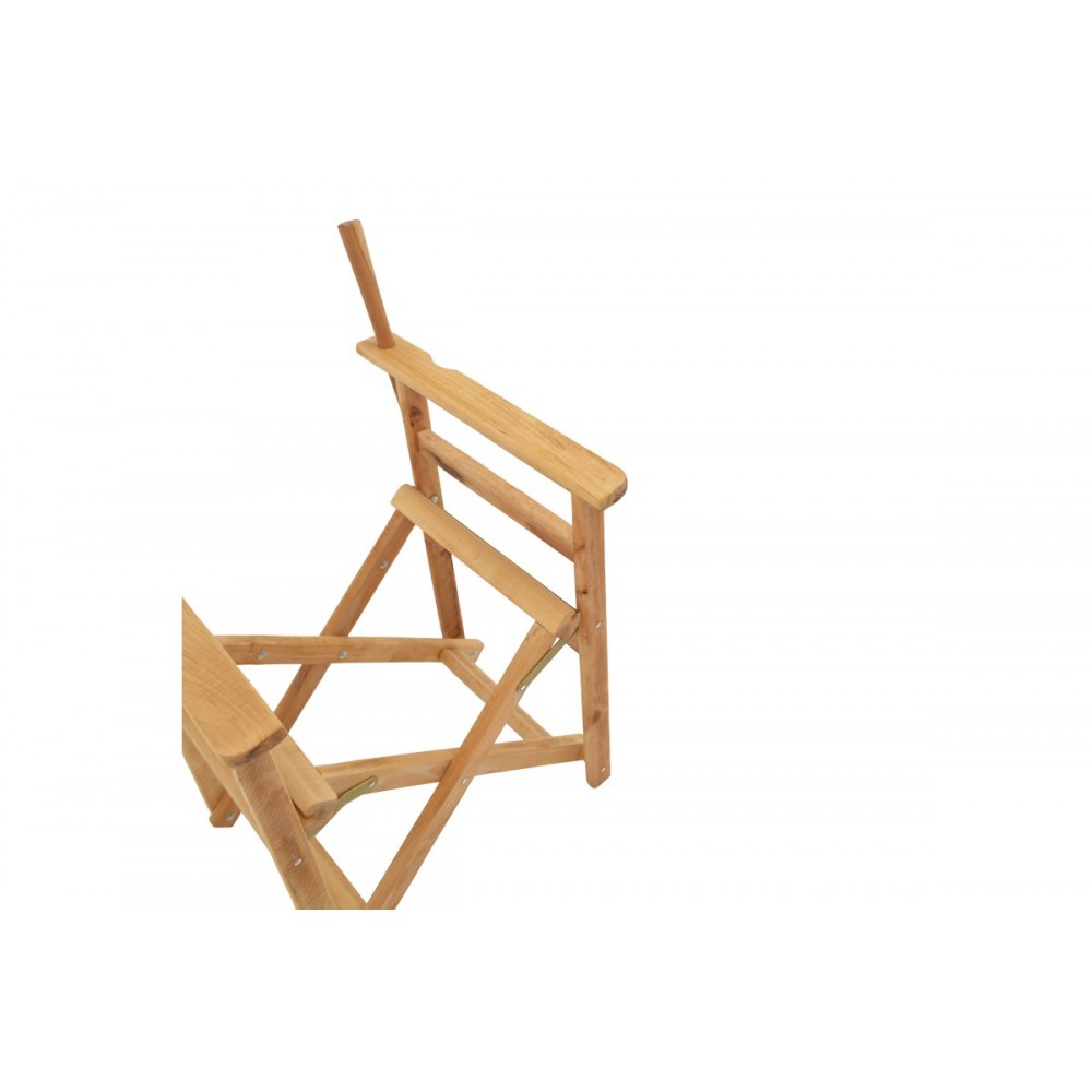 Σκελετός πολυθρόνας σκηνοθέτη "KOMPA" από ξύλο σε φυσικό χρώμα 56.5x54x88