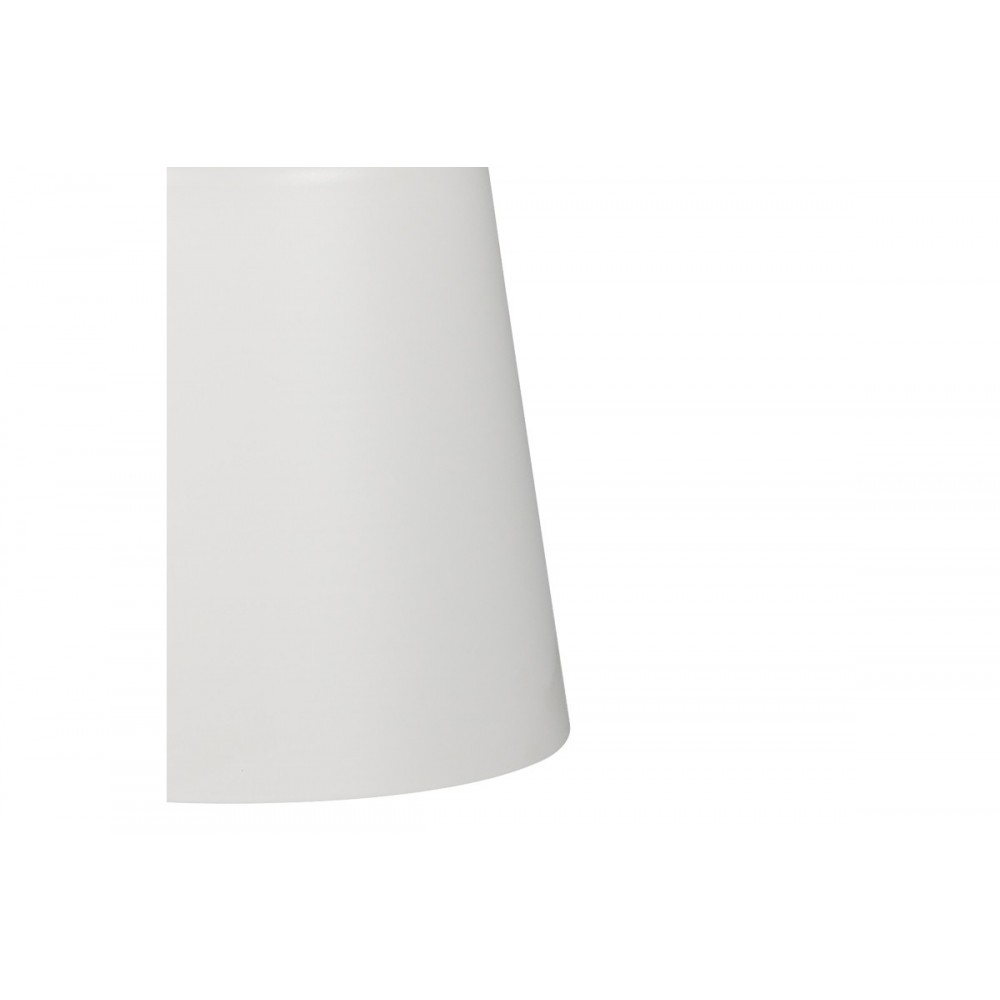 Βοηθητικό τραπέζι "GINOZE" από μέταλλο σε λευκό χρώμα Φ50x50