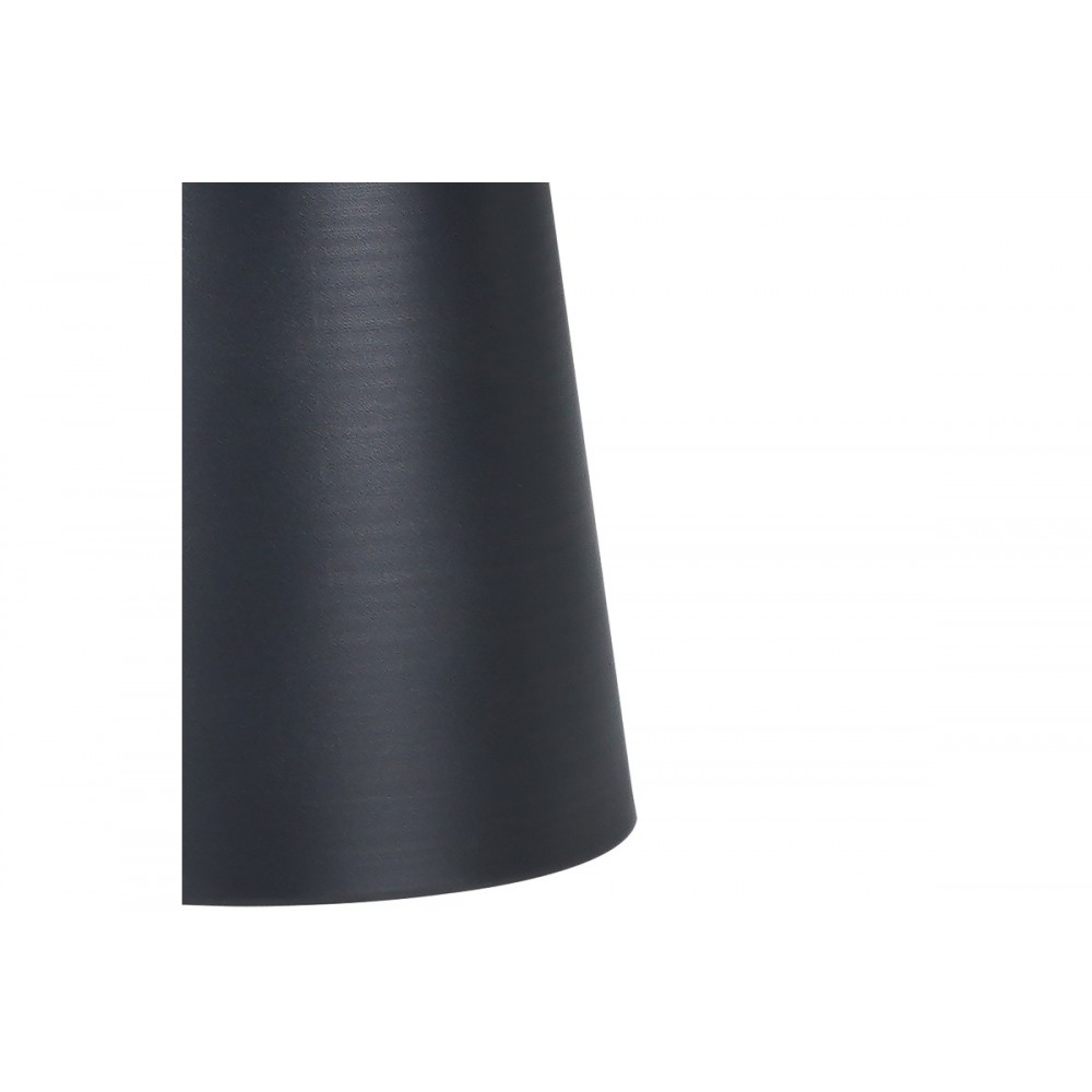 Βοηθητικό τραπέζι "GINOZE" από μέταλλο σε μαύρο χρώμα Φ50x50