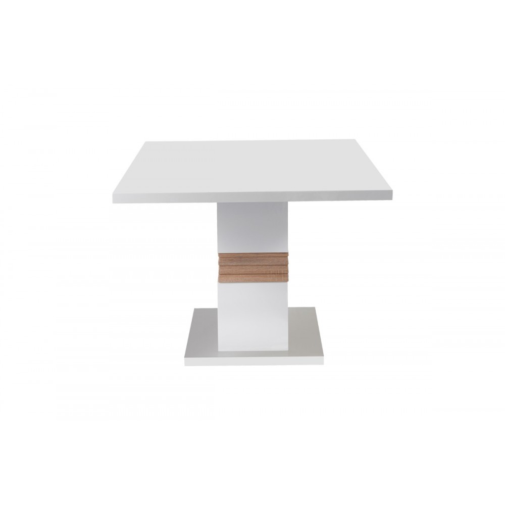 Τραπέζι "ZOEKRIN" από mdf σε λευκό χρώμα 200x100x76