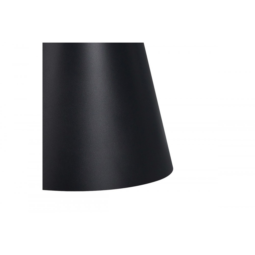 Βοηθητικά τραπέζια "FABRIN" από sintered stone/μέταλλο σε μαύρο χρώμα μαρμάρου Φ70x40