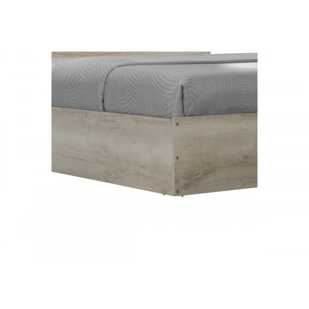Κρεβάτι διπλό "OLYMPUS" σε χρώμα castilo oak 147.7x221x84