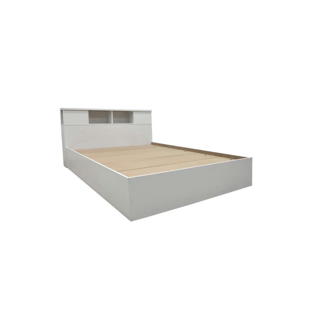 Κρεβάτι διπλό "OLYMPUS" σε χρώμα λευκό 147.7x221x84