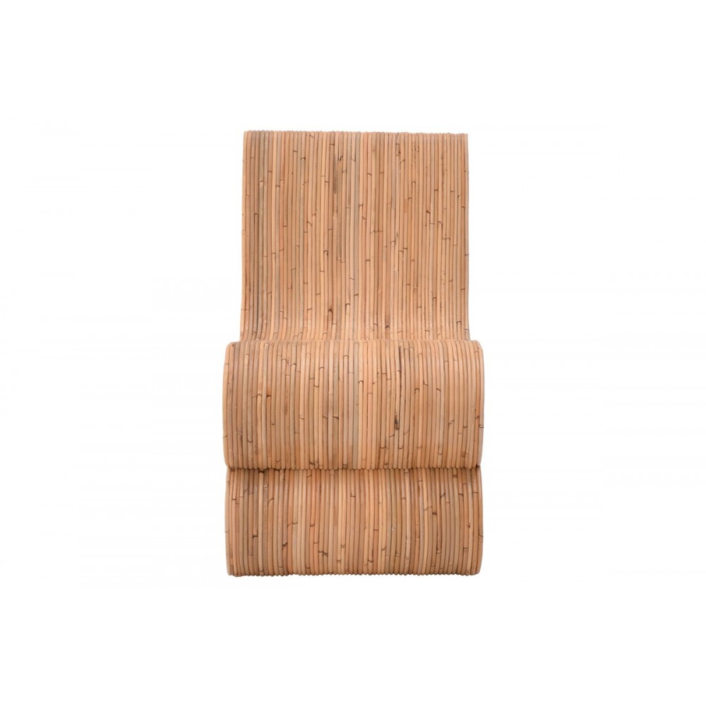 Καρέκλα "FAVORSY" από pe rattan σε φυσικό χρώμα 65x52x90