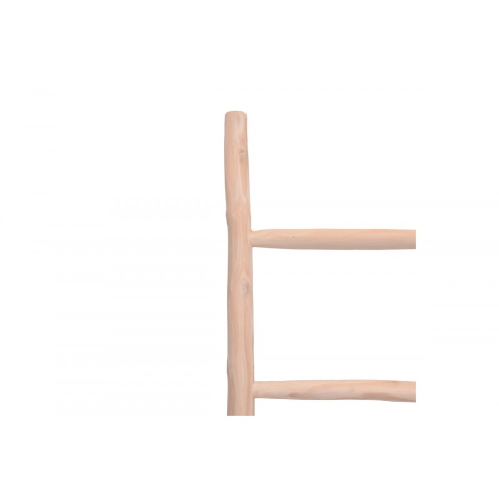 Σκάλα "MORJEVE" από ξύλο σε φυσικό χρώμα 45x6x150