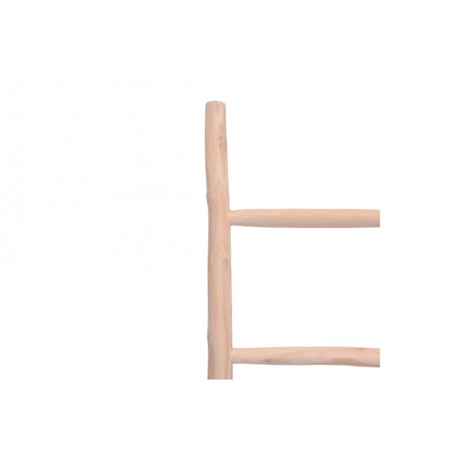 Σκάλα "MORJEVE" από ξύλο σε φυσικό χρώμα 45x6x150