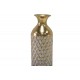Διακοσμητικό βάζο δαπέδου "ONNA" από μέταλλο σε χρυσό/μαύρο χρώμα Φ15.7x80.6
