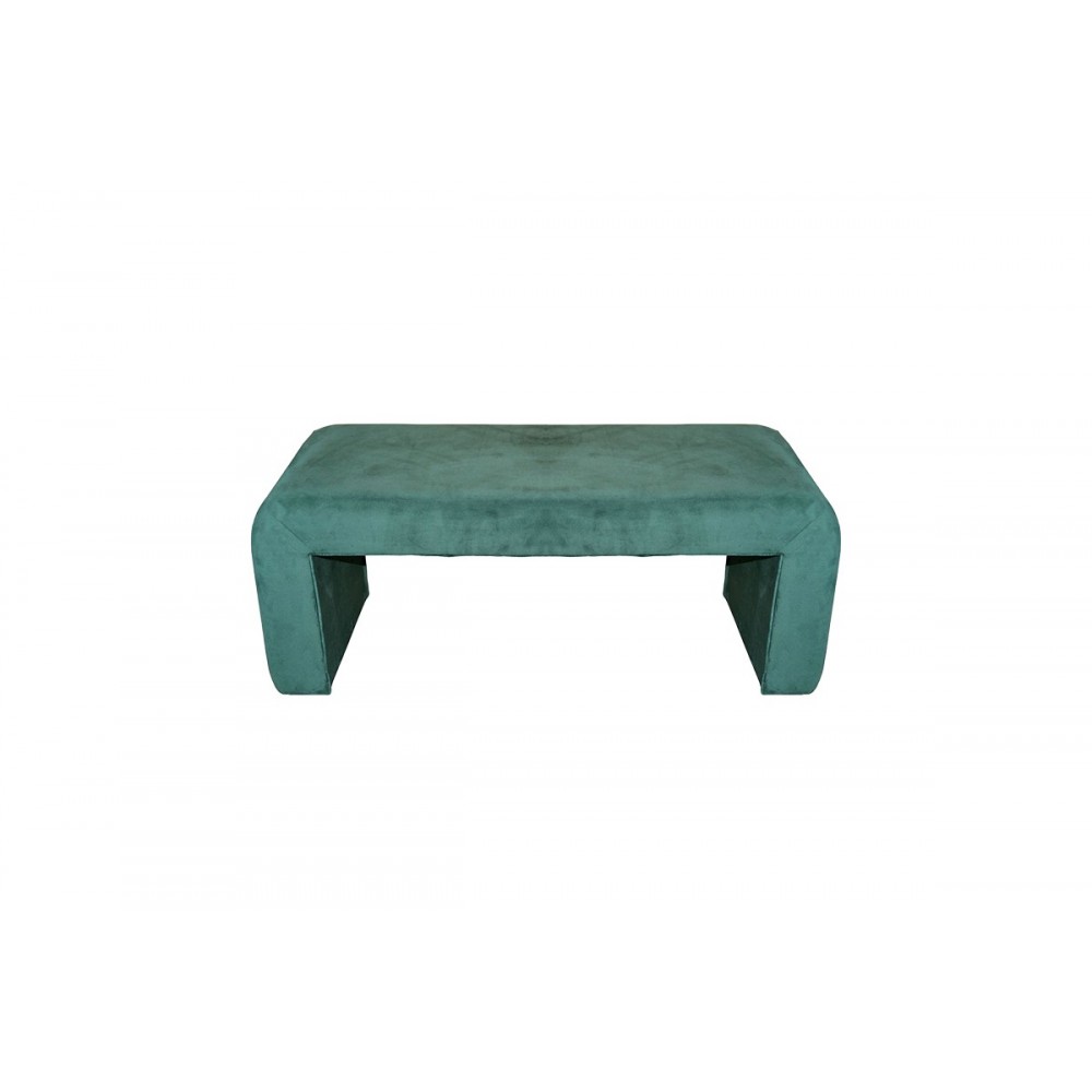 Σκαμπό "GAGGA" βελούδο ύφασμα σε πράσινο χρώμα 110x40x45