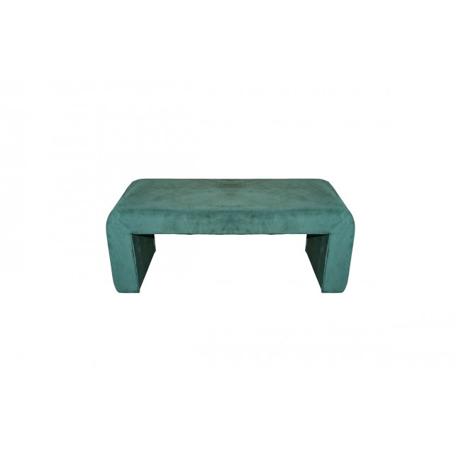 Σκαμπό "GAGGA" βελούδο ύφασμα σε πράσινο χρώμα 110x40x45